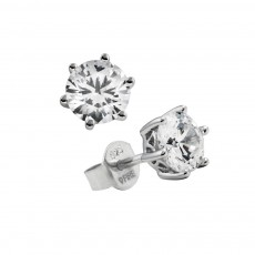 Diamonfire Silver 6 Claw Cubic Zirconia 1.00ct Stud Earrings
62/1265/1/082